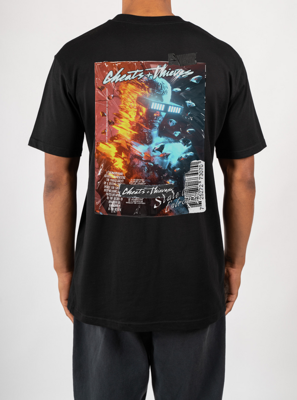 Vaporwave Poster T-Shirt - Black